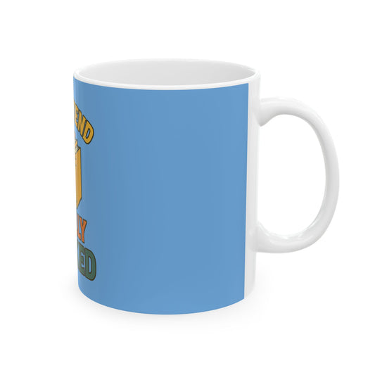 Book Lover's Ceramic Mug, Perfect Gift for Readers, Literary Enthusiasts, Coffee Mug, Weekend Vibes, Reading Time